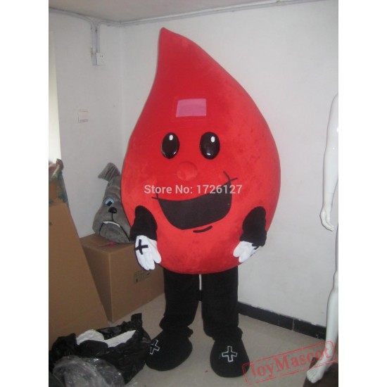 Mascot Drop Blood Mascot Costume