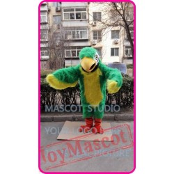 Green Plush Parrot Mascot Costume