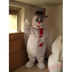 Mascot The Snowman Mascot Costume