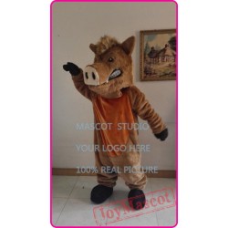 Mascot Wild Boar Mascot Plush Hog Mascot Costume