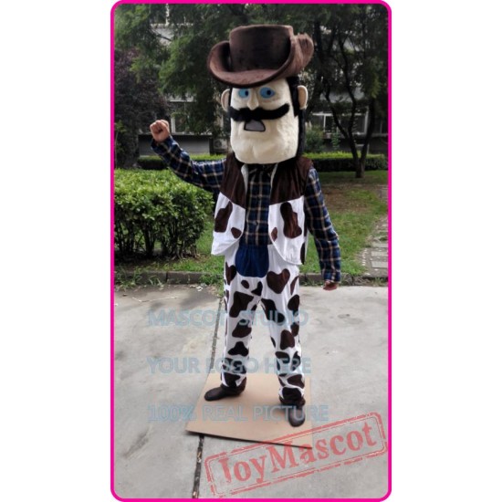 Power Cowboy Mascot Costume Cow Boy 41256