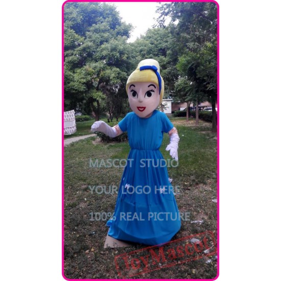Mascot Princess Cinderella Mascot Costume