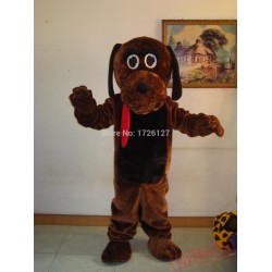 Mascot Dark Brown Hound Dog Mascot Costume