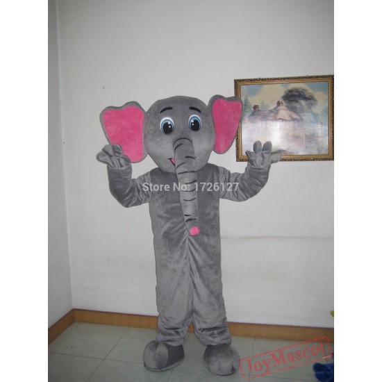 Mascot Grey Elephant Mascot Costume