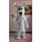 Mascot Plush White Dog Mascot Costume