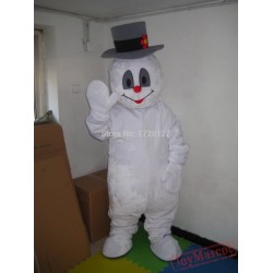 Mascot Frosty The Snowman Mascot Costume