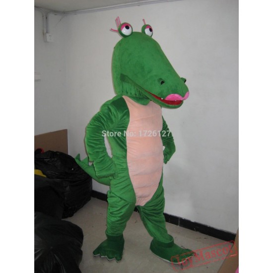 Crocodile The Aligator Mascot Costume 