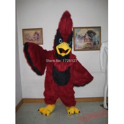 Plush Red Cardinal Mascot Costume