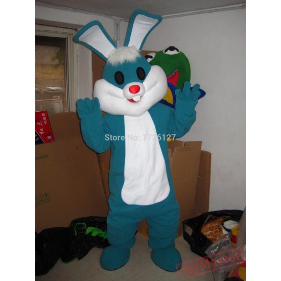 Mascot Easter Green Rabbit Mascot Bunny Costume