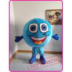 Blue Ball Mascot Costume