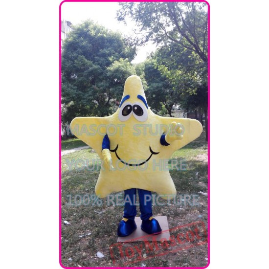 Mascot Yellow Star Mascot Costume