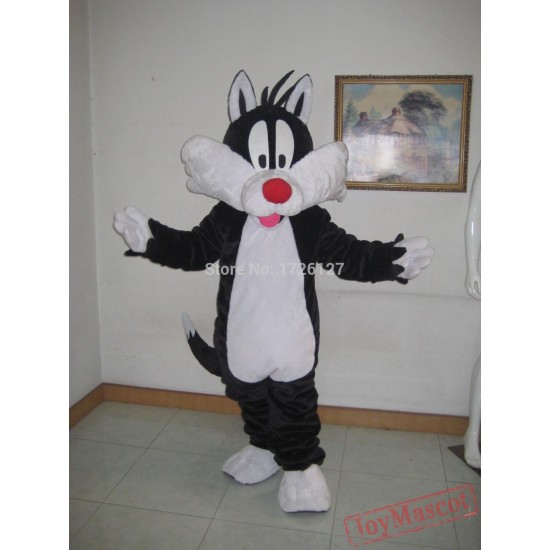 The Cat Cartoon Mascot Costume