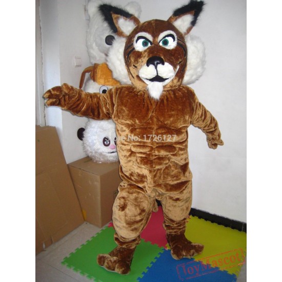 Wild Cat Panther Leopard Jaguar Cougar Mascot Costume