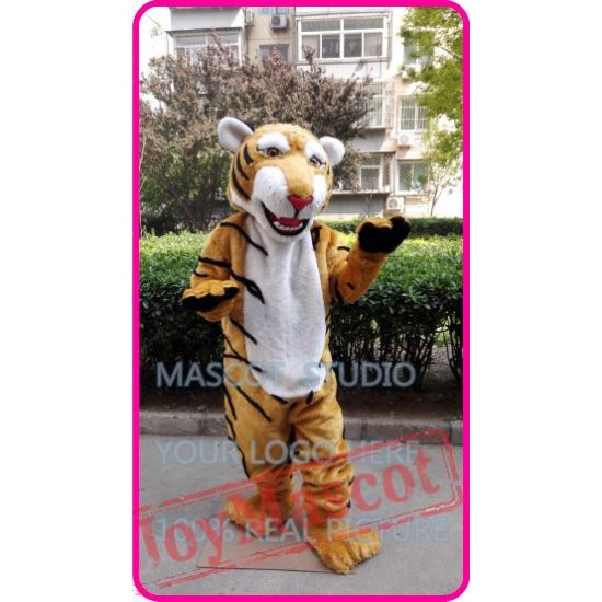 Plush Tiger Mascot Costume