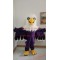 Mascot Purple Eagle Mascot Hawk Costume Falcon Cartoon