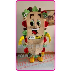 Mascot Subway Sandwich Subman Mascot Costume