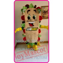 Mascot Subway Sandwich Subman Mascot Costume