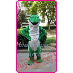 Mascot Plush Green Frog Mascot Costume