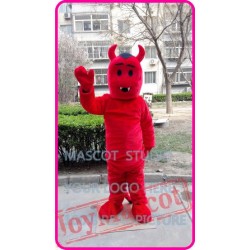 Mascot Red Devil Mascot Costume Cartoon 
