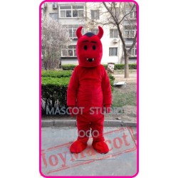 Mascot Red Devil Mascot Costume Cartoon 