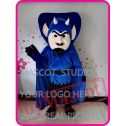 Mascot Blue Devil Mascot Costume Cartoon