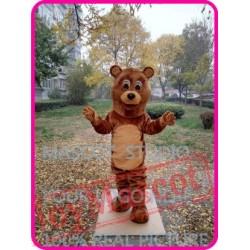 Mascot Plush Brown Bear Mascot Costume