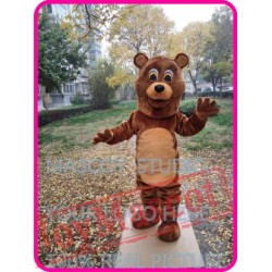Mascot Plush Brown Bear Mascot Costume