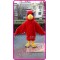 Mascot Plush Red Hawk Eagle Falcon Mascot Costume