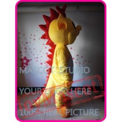 Mascot Yellow Dinosaur Dino Mascot Costume Anime Cosplay Cartoon