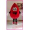 Mascot Red Blood Drop Mascot Costume Cartoon Anime Cosplay