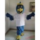 Mascot Blue Eagle Hawk Falcon Mascot Costume