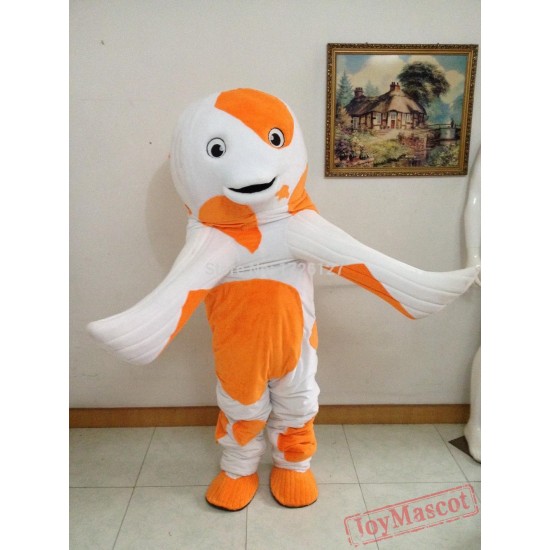 Mascot Koi Fish Mascot Brocarded Carp Costume