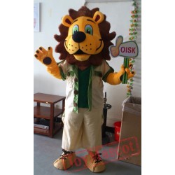 Roarie Lion Mascot Costume Celebration Carnival Outfit