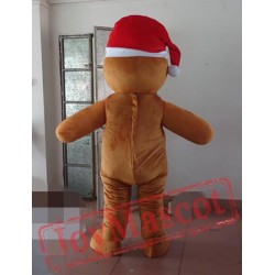 Gingerbread Man Mascot Costumes Christmas Womens / Mens Mascot