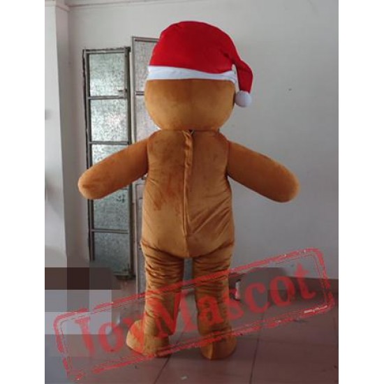 Gingerbread Man Mascot Costumes Christmas Womens / Mens Mascot