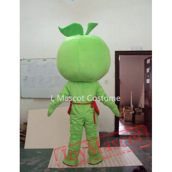 Little Green Apple Mascot Costume