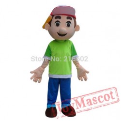 Handy Manny Mascot Costume Tool Boy Mascot Costume