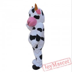 Farm Dairy Cow Mascot Costume Cartoon
