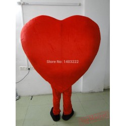 Adult Mascot Costume Heart Mascot Costume