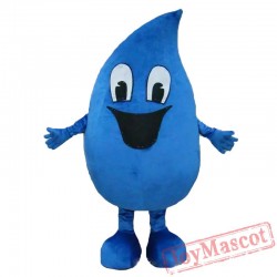 Adult Blue Water Drop Mascot Costumes Cartoon Costumes