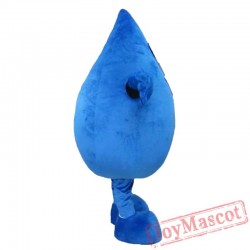 Adult Blue Water Drop Mascot Costumes Cartoon Costumes