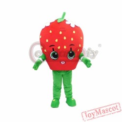 Cartoon Strawberry Mascot Costume For Adult Cosplay Mascot
