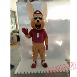 Bouncy Kangaroo Adult Mascot Costume For Christmas