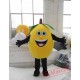 Fruit Yellow Lemon Mascot Cartoon Costume