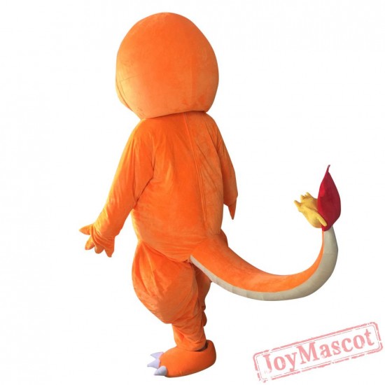 Pock Charmander Mascot Pocket Monster Cosplay Costume Mascot Adult Hallowee...