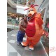 Monster Curry Dragon Cartoon Mascot Mascot Christmas Mascot Costume