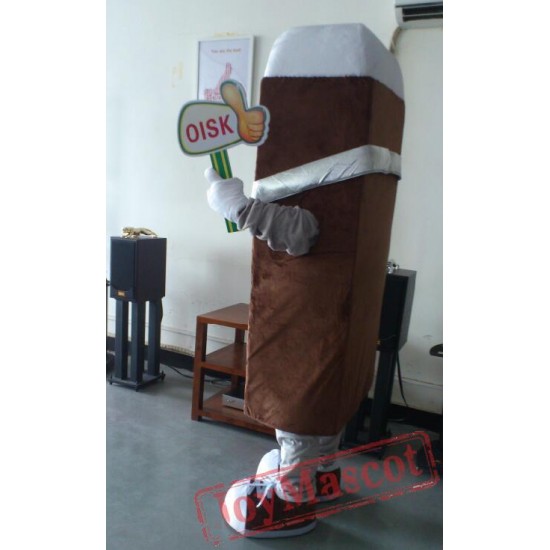 Chocolate Ice Cream Mascot Costume Plush Cartoon Costumess