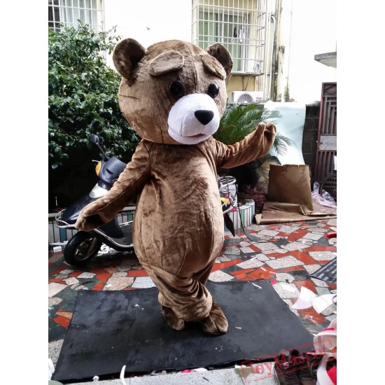 Bear Mascot Costumes Bear Costumes Brown Bear Walking Act Teddy Bear Mascot Costume