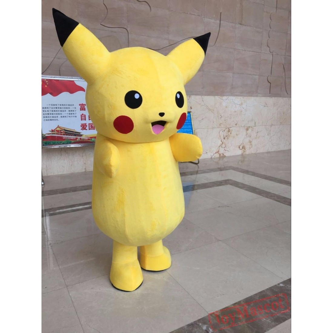 Pokemon Pikachu Mascot Costume Cartoon Mascot Costume.