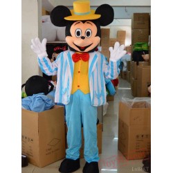 Disney Navy Blue Mickey Mouse Mascot Costume